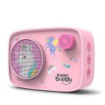 SuperBuddy Curio (Unicorn) Kids Speaker- 900+ Stories, Rhymes, Audiobooks- Electronic Educational and Learning Toy with Voice Recording, Bluetooth and USB, Birthday Gift for Girls Age 3+