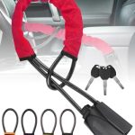 Toriox Steering Wheel Lock Anti Theft Car Device Lock Out Kits for Vehicles Seat Belt Locks Security Fit Most Cars Vehicles Truck SUV Van Golf Cart Gadgets Accessories