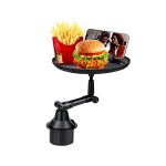 Cup Holder Tray for Car, Sanlead Car Cup Holder Expander with 8.26″ Surface, Phone Slot and 360° Swivel Arm, Universal Cup Tray Holder Fit for Vehicle, Boats, Golf Cart, SUV, Truck