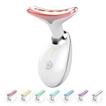 WBC WORLDBEAUTYCARE Neck Face Firming Wrinkle Reducing Tool Double Chin Reducer Vibration Massager – Face & Neck Lifting Device Chin Lifting Device, Skin Groomer Upgraded Version