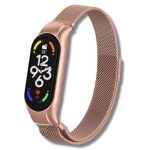 CRYSENDO Metal Bracelet Band Strap For Xiaomi Mi Band 7 | Mi 7 Stainless Steel Magnetic Lock Replacement Wristbands For Men/Women (No Tracker)