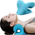 Piercell ENTERPRISE Piercell Neck And Shoulder Relaxer Cervical Stretcher Neck Traction Device For Neck Support For Pain &Neck Hump Corrector For Women Massage Relaxer Acupressure Chiropractic Pillow