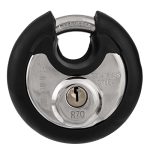 Brinks 673-70001 Home Security Commercial Discus Lock with Boron Shackle