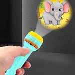 PIARA 3 Slids, 24 Patterns Projector Flashlight Torch, Kids Projection Light Toy Education Learning Night Light Before Going to Bed Best Gift for Kids 7 Years boy or Girl Learning and Playing (Multi)