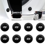 Pivdo® 8Pcs Car Door Shock Absorber Protector Gasket Guard Silicone Sticker Accessories For HYUNDAII Venue | Creta | Alcazar | Aura | Tucson | Kona | Verna | i10 | i20 | Xcent | Santro | Accent | Ioniq | Exter