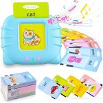 AERYS Flash Cards for Babies Kids 1 to 3 Year Boys and Girls Electronic Voice Learning Preschool Early Education 112 Piece 224 Words Kids Birthday Gift