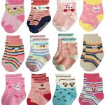 Trendy Dukaan Baby Girl’s Cotton & Nylon Socks (Pack of 4)
