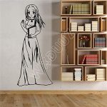 Gadgets Wrap Wall Stickers Vinyl Wall Decal Anime Girl Sexy Student Book Home Decor