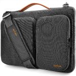 AirCase Laptop Messenger Bag Case Cover Pouch for 15.6 -Inch Laptop Bag for Men & Women (Black)