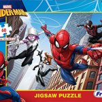 Frank Marvel Spider-Man Puzzle – 60 Piece Jigsaw Puzzle for Kids for Age 5 Years Old and Above