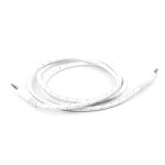 DOMO nSpeed AUX1 Auxiliary 1 Meter Aux Cable 3.5mm Jack on Both Ends iPod, iPhone, iPad, Smart Phone, Tablet PC, Car, Laptop, Computer, Speakers, Headphones or MP3 Player- White