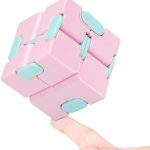 Headswoll Infinity Cube Fidget Toy Stress Relieving Fidgeting Game for Kids and Adults,Cute Mini Unique Gadget for Anxiety Relief and Kill Time(Multi Color) Pack of 1