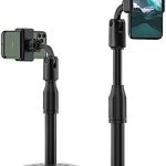 Sounce Phone Tabletop Stand Height Angle Adjustable Stand, Phone Holder for Desk Compatible with OnePlus Redmi Samsung Mi Oppo Vivo iPhone12 Mini 11 Pro Xs Xr X 8 7 Plus, All Smartphones (Black)