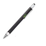 APURK Multipurpose Tool Pen|6 in 1 Tool with Ballpoint Pen, Touch Screen Stylus, Ruler, Spirit Level, Flat-head Screwdriver, All-in-One Tech-Tool Gadgets for Mens Gifts (Pack of 1,Multicolor)