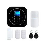 MANYCAST® Wireless Smart Security Alarm System with RFID and Remote Tag,Motion & Door Sensor, SMS/Phone Alerts,User Password Protection and Control via Tuya App