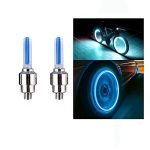 T9 TAGGEAR Pack of 2 pcs. Tyre LED Light for Universal Bike & Car (Color May Vary)