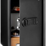 Amazon Basics Digital Safe With Electronic Keypad Locker For Home, Gross Capacity – 58L (Net – 51L), Black