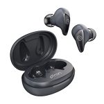 PTron Bassbuds Wave ENC Bluetooth 5.3 Wireless Headphones, 40Hrs Total Playtime, Movie Mode & Deep Bass, Low Latency in-Ear TWS Earbuds, Stereo Calls, Smooth Touch Control & Type-C Charging (Grey)