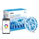 TP-Link Tapo Smart LED Light Strip, 16million RGB Colors, Sync-to-Sound, 16.4ft, 13.5W Wi-Fi LED Lights, Works with Alexa & Google Assistant, Trimmable, No Hub Required, 1-Year Warranty (Tapo L900-5)