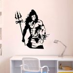 GADGETS WRAP Wall Sticker for Living Room -Bedroom – Office – Kids Room – Hall – Home Décor| Lord Shiva Wall Sticker & Decal Vinyl Sticker