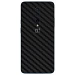 Gadget Gear OnePlus 7 Pro Vinyl Carbon Fibre Mobile Skin (Only Back Side) – Black Color