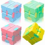 VGRASSP Infinity Cube Fidget Toy, Sensory Tool EDC Fidgeting Game for Kids and Adults, Cool Mini Gadget for Stress and Anxiety Relief and Kill Time, Unique Idea That is Light on The Fingers and Hands