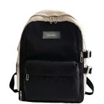 Glowic Unisex’s Backpack for Men Women Boys Girls/Office School College Teens & Students (WBAG-80) (Black-White) (Multi Color)