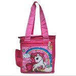 Gamins Gadgets 3D Zipper Unicorn Kids Lunch Bag with Attached Bottle Holder – Making Lunchtime Special with Favorite Characters