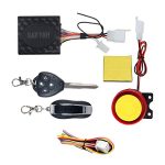 AllExtreme Anti Theft Motorcycle Security Alarm System with 2 Remotes for Bike Scooter Protection Engine Start