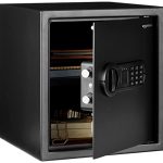 Amazon Basics Digital Safe With Electronic Keypad Locker For Home , Gross Capacity – 39L (Net – 33L), Black