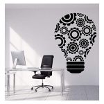 GADGETS WRAP Bulb idea Teamwork Wall Decoration Decal Sticker