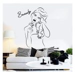 GADGETS WRAP Beauty Salon Pretty Woman Wall Decoration Decal Sticker