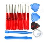 DIY Crafts Kit Screwdriver Set Tablet Cellphone 15 in 1 Repair Tools Cell Phone for Mobile Smartphone Gadgets DIY Crafts Works (Design # No 1, Screwdriver Set)