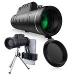 DM 40X60 Magnification Zoom HD,Monocular Telescope for Adults and Children,High Power Telescope Gadget,Outdoor Telescope with Built-in Compass