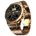Fire-Boltt Royale Luxury Stainless Steel Smart Watch 1.43” AMOLED Display, Always On Display, 750 NITS Peak Brightness 466 * 466 px Resolution. Bluetooth Calling, IP67, 75Hz Refresh Rate (Rose Gold)