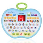 Toyshine Kids Computer Tablet Toy Baby Children Early Educational Learning Machine Toys Electronic Children Study Game for 3+ Year Old’s Girls Boys Gift Birthday Presents- Apple