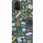 Mugruch Hard Back Case Cover for Samsung Galaxy S20 Plus | Student Study Gadgets Pattern | Design- 24