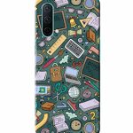 Dugvio Printed Colorful Hard Back Case Cover & Compatible for OnePlus Nord CE | Student Study Gadgets Pattern (Multicolor) – D24