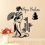 Gadgets Wrap Women Beauty Salon Wall Stickers Spa Decals Vinyl, AG20-DRP-1567