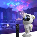 Astro Night Light Projector, Galaxy Light Star Projector with Remote Control, Timer and 360° Adjustable Magnetic Head Astronaut Nebula Projector for Kids Room Adults Bedroom Party Gaming Room Decor