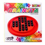 Kidivo Mini Brainvita/Challenging Board Game with Pearl Finish Marbles/Brain Development Single Player Game and Best Return Gift for 5 Years Above Kids