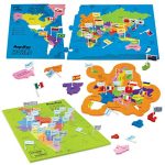 Imagimake: Mapology India and World Maps with Capitals – Learn Capitals and Country Flags – Educational Toy for Kids Above 5 Years, Multicolor