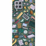 Mugruch Hard Back Case Cover for Samsung Galaxy A22 4G | Student Study Gadgets Pattern | Design- 24