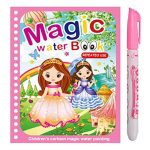 Storio Water Magic Book, Magic Doodle Pen, Coloring Doodle Drawing Board Games for Kids, Educational Book for Growing Kids Pack of 1 Book