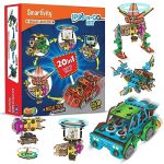 Smartivity 20 in 1 Multi-Builds Spin-n-Go Kit STEM DIY Fun Toy for Kids 6 to 12 Best Birthday Gift Toy for Boys & Girls Age 6-8-10-12 Science Toy Educational & Construction Based Activity Game