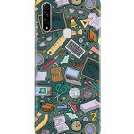 Mugruch Colorful Hard Back Case Cover for Oppo A31 | Student Study Gadgets Pattern | Design- – D24