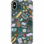 Mugruch Colorful Hard Back Case Cover for Apple iPhone Xs Max | Student Study Gadgets Pattern | Design- – D24