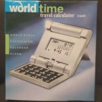 World Digital Time Travel Calculator Calendar Foldable