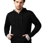 NOBERO Men’s Travel Cotton Solid Plain Hoody Sports Winter Gym Workout Running Travel Trekking Hooded Sweatshirts and Hoodies for Men Boys Cotton Winter Casual Wear