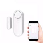 SafeOBuddy Home Security Wireless Door & Window WiFi Smart Door Sensor for Home Office ABS Plastic